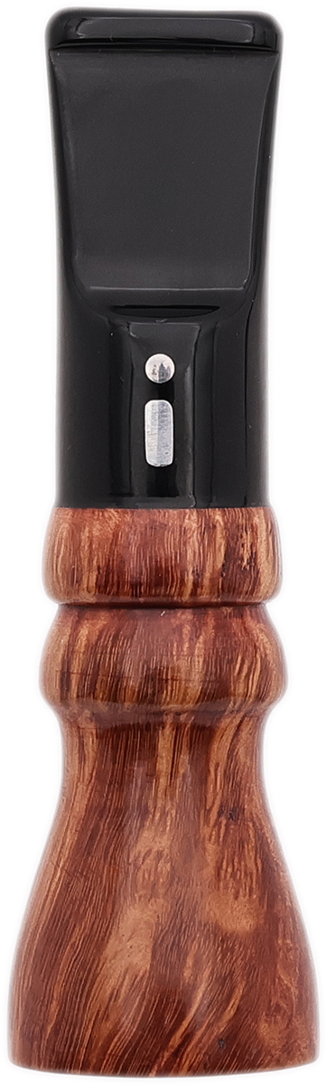 Cutters & Accessories Jacono Toscano Mouthpiece - Briar Beehive (Black Saddle Stem) (E)