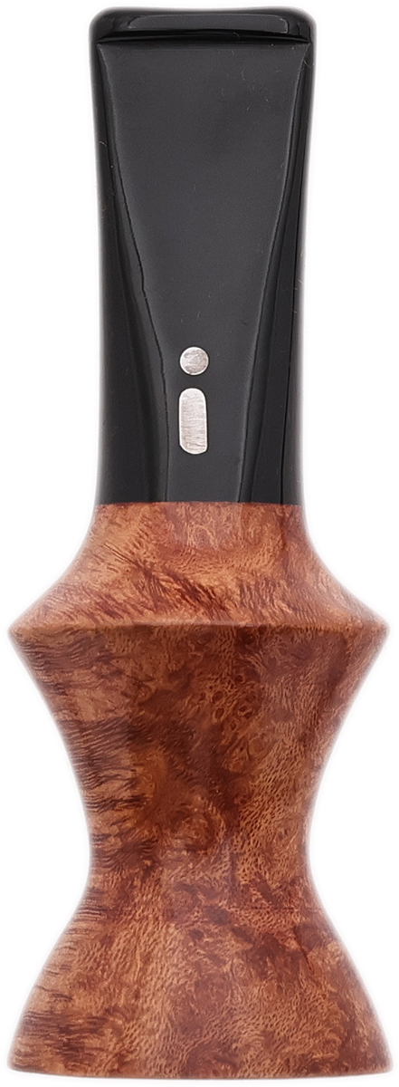Cutters & Accessories Jacono Toscano Mouthpiece - Briar Hourglass (Black Tapered Stem) (EE)