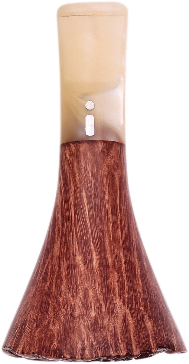 Cutters & Accessories Jacono Toscano Mouthpiece- Briar Flare (White Shimmer Saddle Stem) (EE)