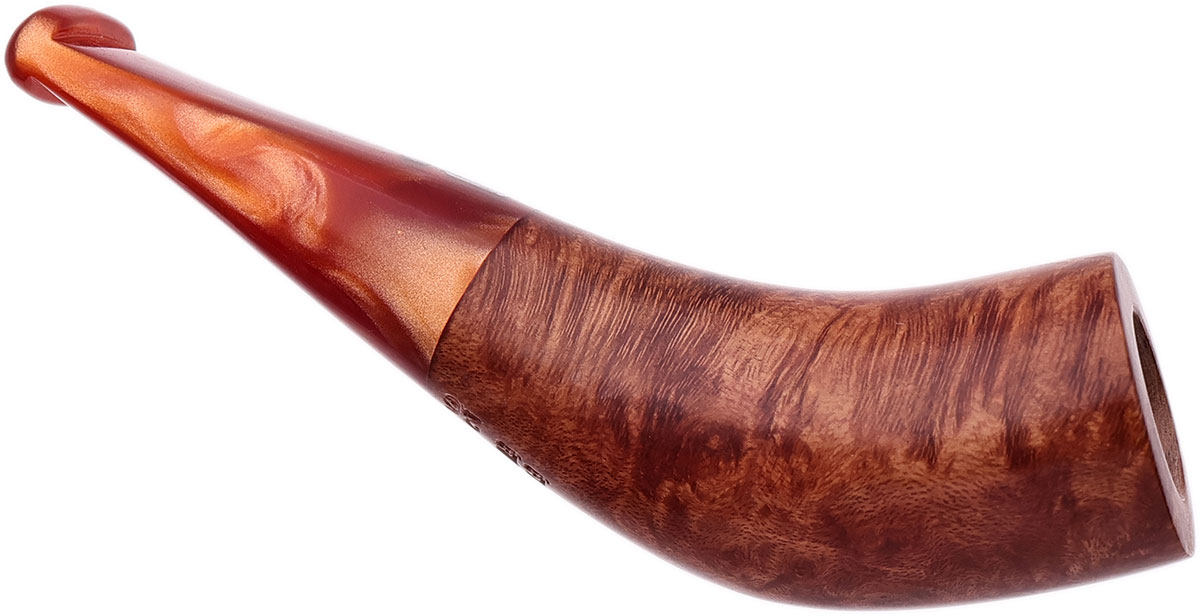 Cutters & Accessories Jacono Toscano Mouthpiece- Briar Angled Classic (Orange Shimmer Tapered Stem) (EE)