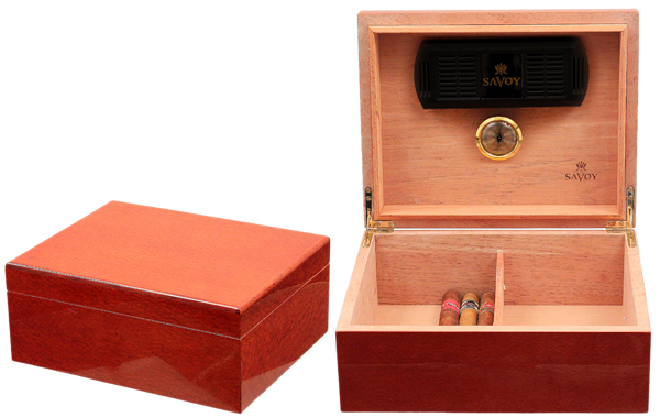 Humidors & Travel Cases Savoy Beetlewood Medium Humidor