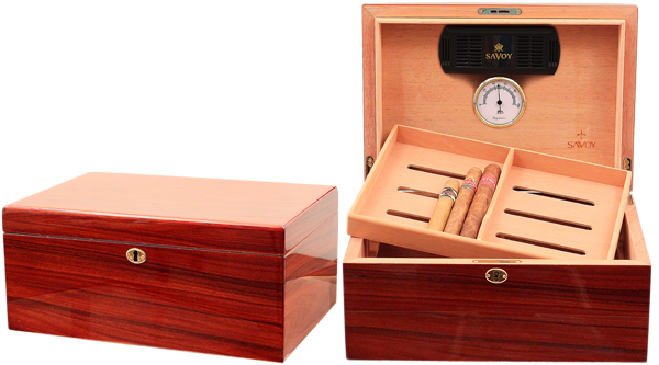 Humidors & Travel Cases Savoy Rosewood Large Humidor