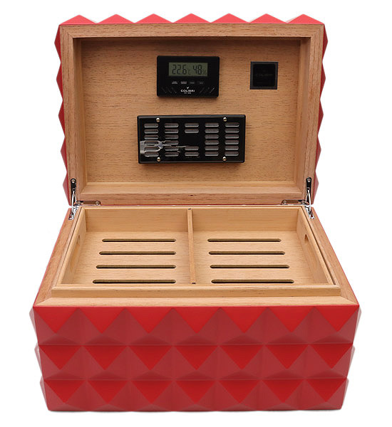 Humidors & Travel Cases Colibri Grand Quasar Humidor Red