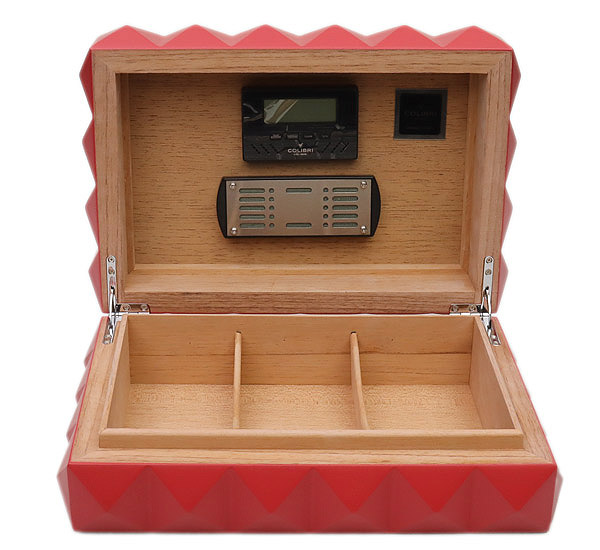 Humidors & Travel Cases Colibri Quasar Desktop Humidor Red