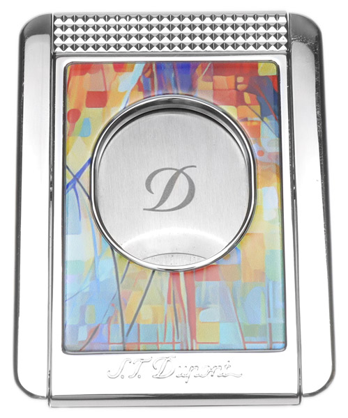 Cutters & Accessories S.T. Dupont Cigar Cutter Stand Graffiti Multicolor Chrome