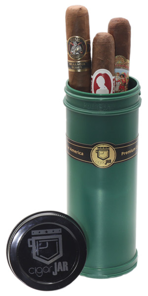 Humidors & Travel Cases CigarJar Green