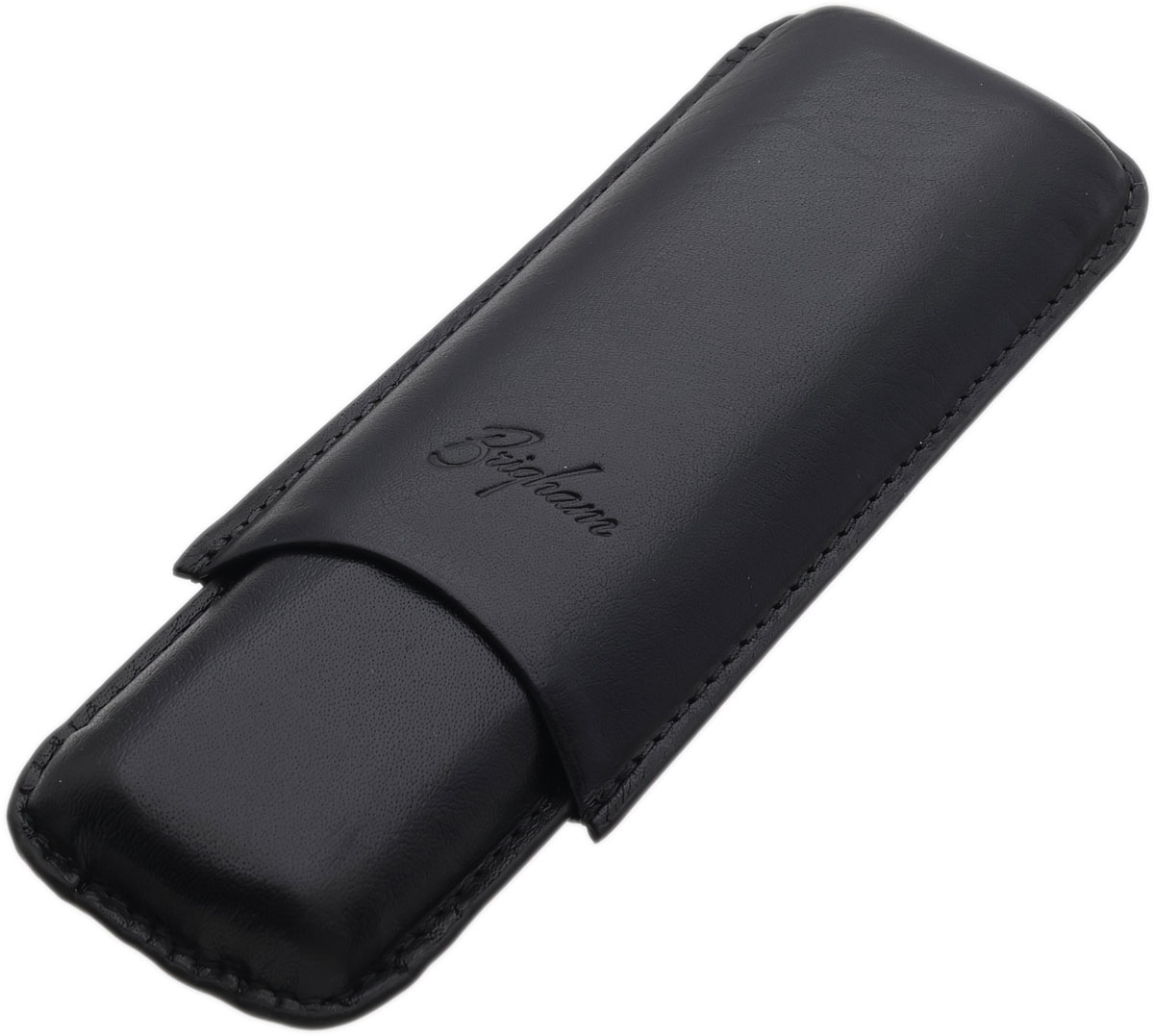 Humidors & Travel Cases Brigham Cigar Case - Toro Black (2 Cigars)