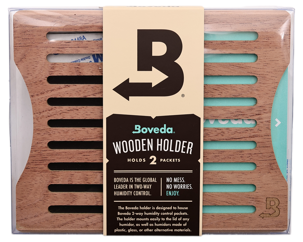 Humidification Boveda Wood Holder (fits 2 packets stacked)