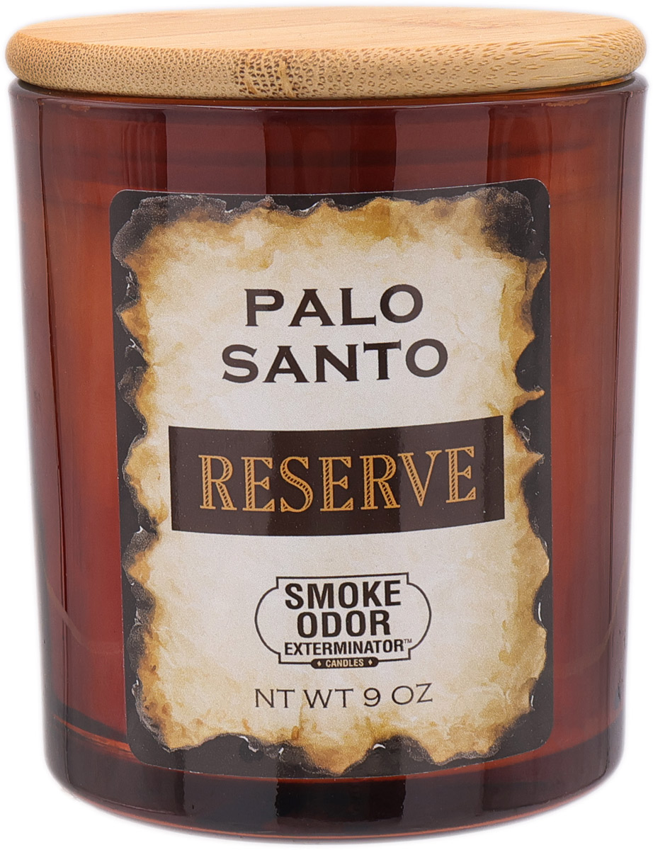 Home Fragrance Smoke Odor Exterminator Candle Palo Santo 9 oz