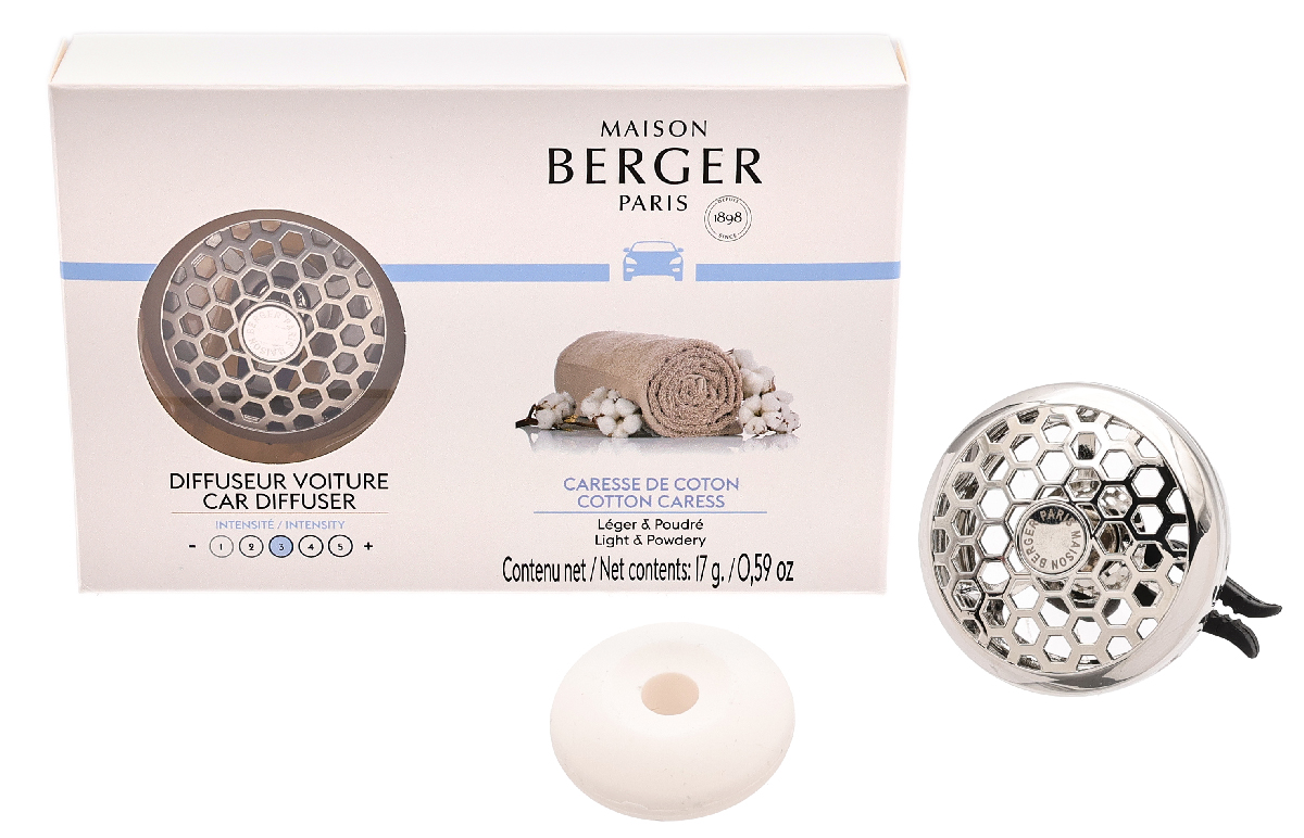 Home Fragrance Maison Berger Car Diffuser Kit - Honey Comb + Cotton Caress