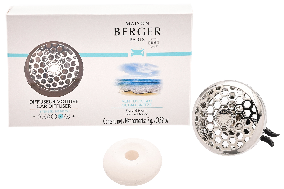 Home Fragrance Maison Berger Car Diffuser Kit - Honey Comb + Ocean Breeze