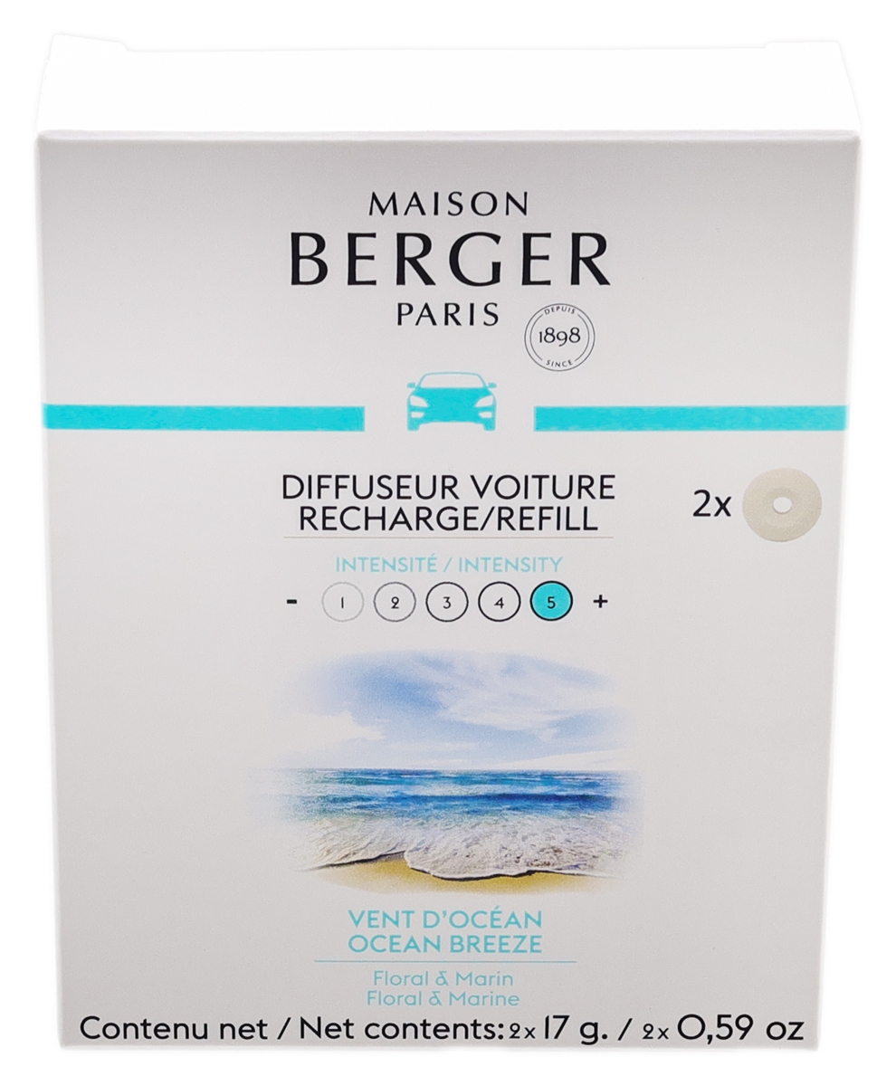 Home Fragrance Maison Berger Car Diffuser Refill - Ocean Breeze