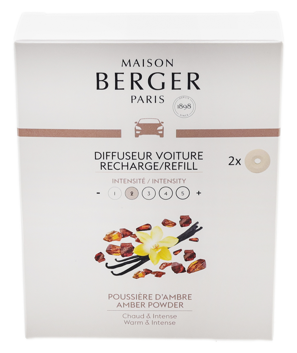 Home Fragrance Maison Berger Car Diffuser Refill - Amber Powder
