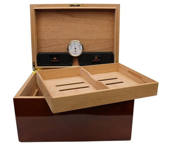 Cigar Accessories Savoy Bubinga Extra Large Humidor