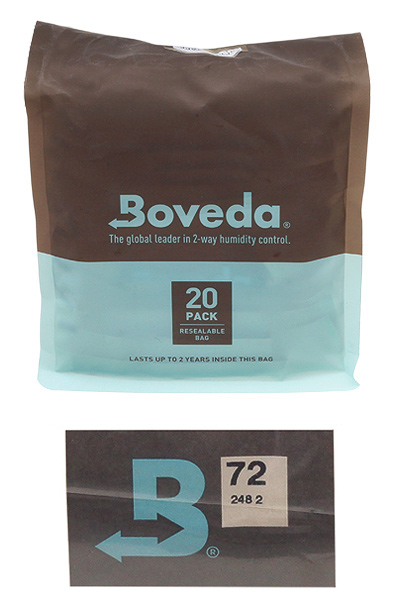 Cigar Accessories Boveda Humidity Control Packets 72% 20 Pack