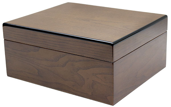 Cigar Accessories Savoy Ash Burl Small Humidor