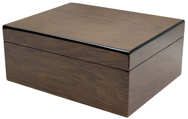 Cigar Accessories Savoy Ash Burl Medium Humidor