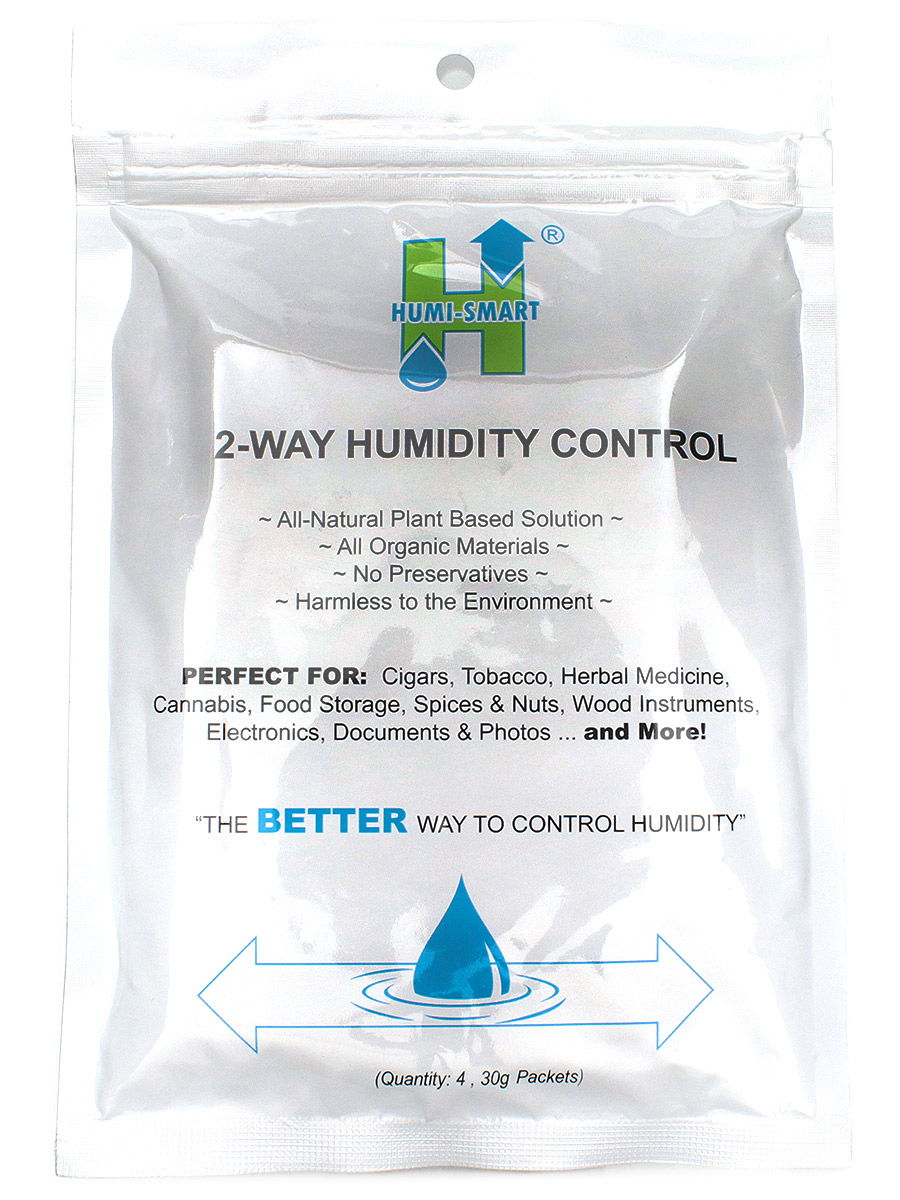 Cigar Accessories Humi-Smart 30g Humidity Control Four Packet Foil Pack-55%