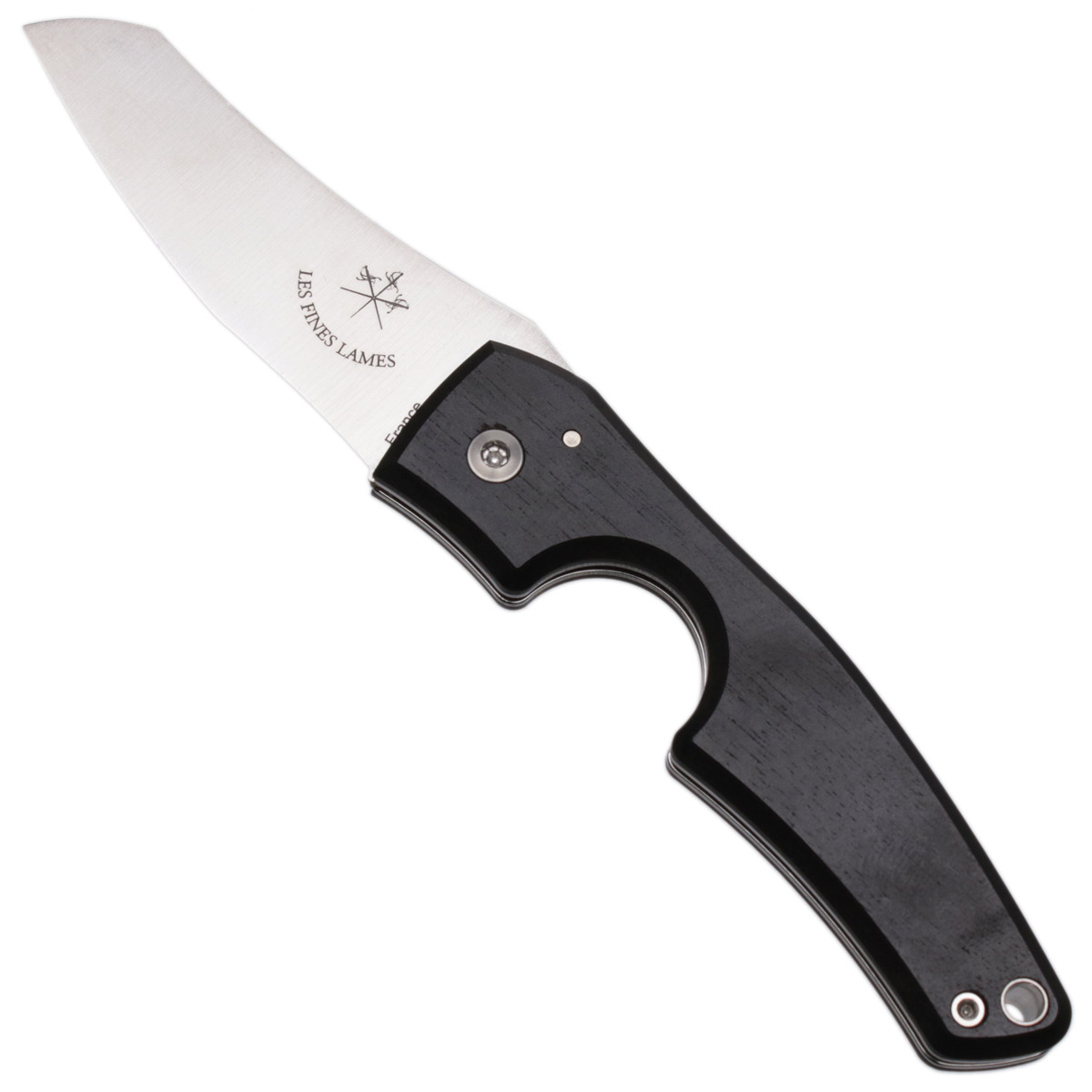 Cutters & Accessories Les Fines Lames Le Petit Cigar Cutter Ebony Wood