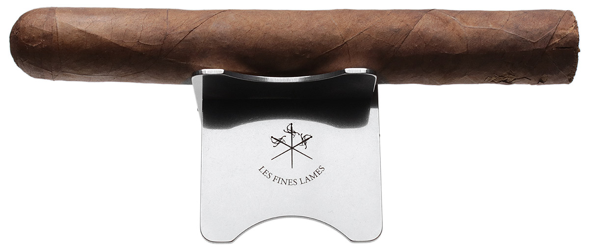 Cutters & Accessories Les Fines Lames Leather Cigar Stand Black