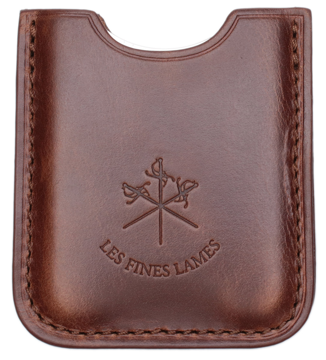 Cutters & Accessories Les Fines Lames Leather Cigar Stand Tan