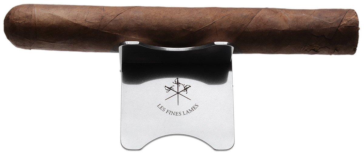 Cutters & Accessories Les Fines Lames Leather Cigar Stand Tan