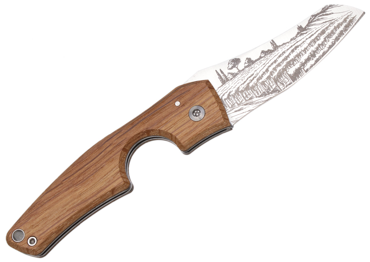 Cutters & Accessories Les Fines Lames Le Petit Cigar Cutter Cognac Barrel
