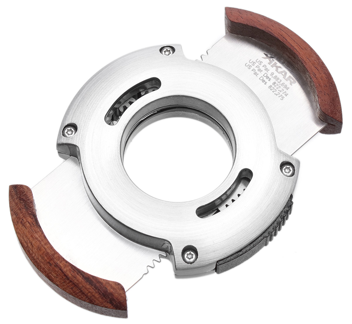 Cutters & Accessories Xikar XO Cutter Silver Redwood