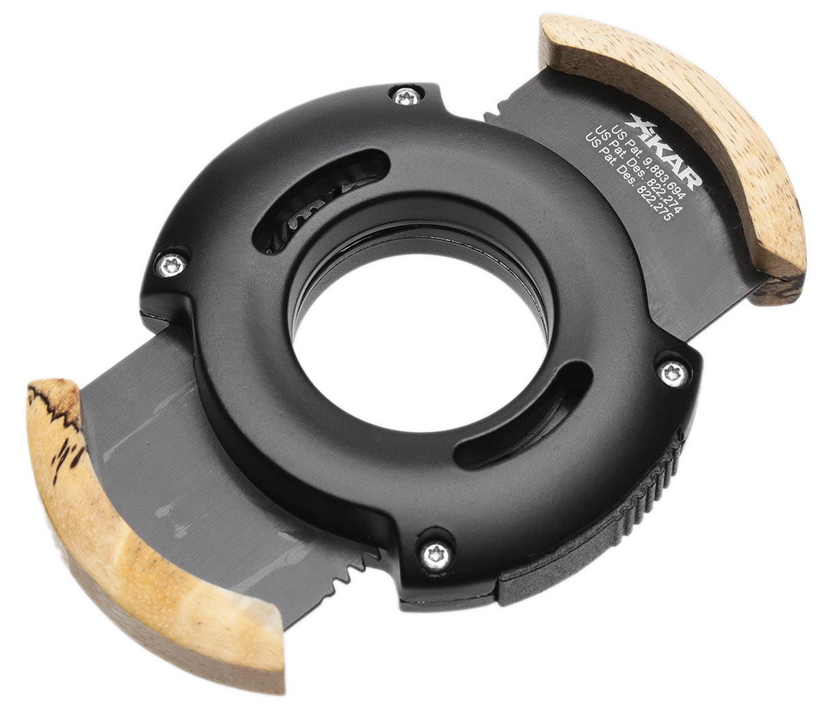 Cutters & Accessories Xikar XO Cutter Phantom Spalted Tamarind
