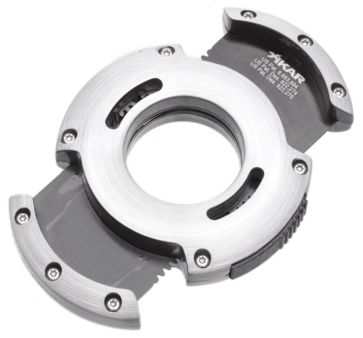 Cutters & Accessories Xikar XO Cutter Siver and Black