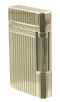 Lubinski Lighters Lubinski Chrome Pinstripe Pipe Lighter
