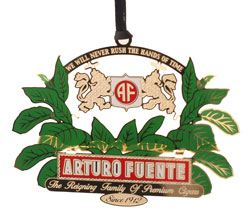 Gifts Arturo Fuente Crest Christmas Ornament