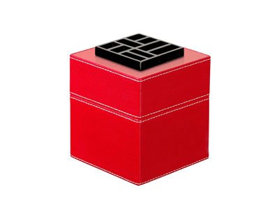Home Fragrance Easy Scent Red Leather Cube Diffuser