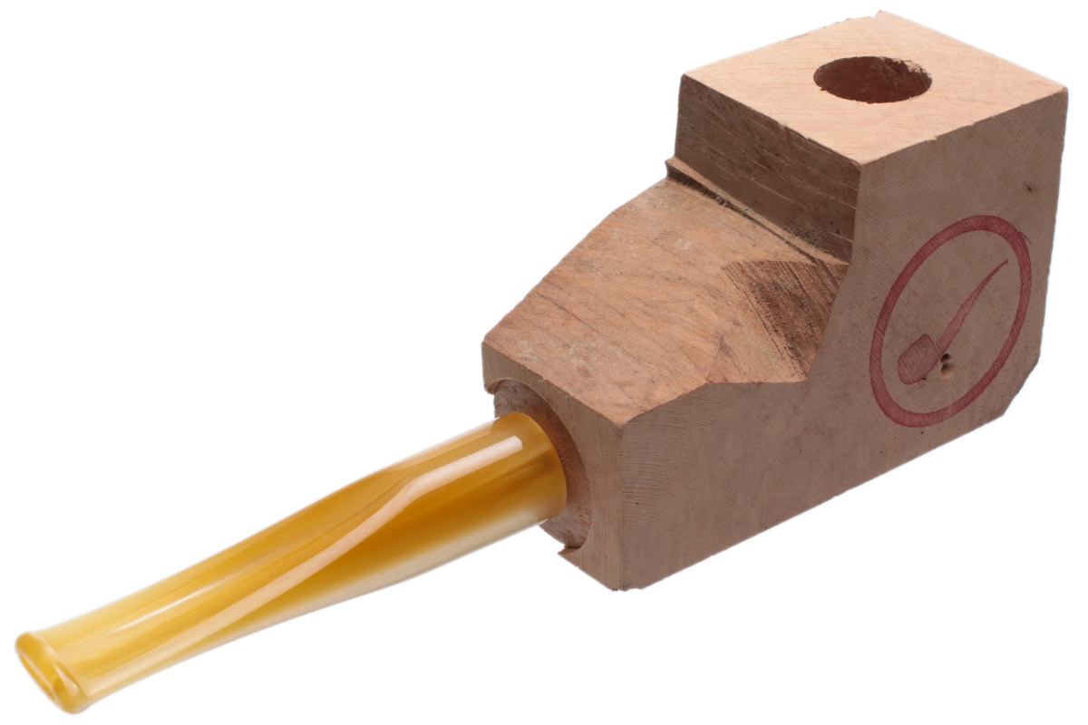 Gifts Ebauchon Briar Pipe Kit Acrylic Stem-Straight
