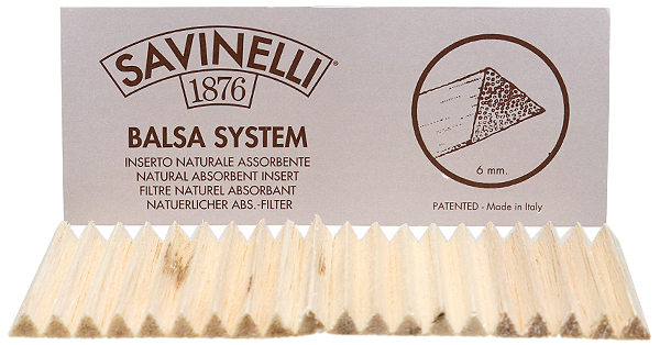 FILTRI BALSA SAVINELLI 6 MM. (20 PZ)