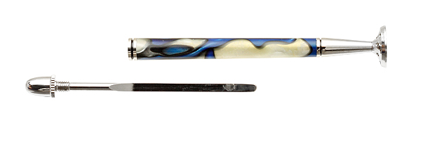 Tampers & Tools 8deco Tamper - Lucky 8  Blue and Pearl Swirl