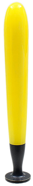 Abe Herbaugh Antique Bakelite and Brass Tamper Yellow