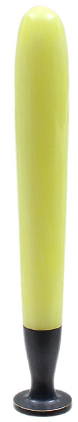 Abe Herbaugh Antique Bakelite and Brass Tamper White/Lime