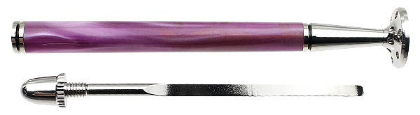 Pipe Supplies 8deco Lucky 8 Tamper Amethyst and Pearl