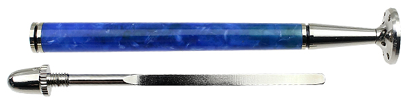 Pipe Supplies 8deco Lucky 8 Tamper Blue Crystal