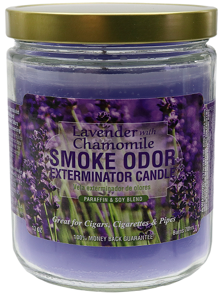 Home Fragrance Smoke Odor Exterminator Candle Lavender with Chamomile 13oz