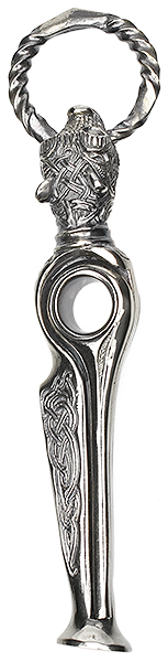 Pipe Supplies Glotov Drakkar Electroplated Nickel Silver Tamper with Case