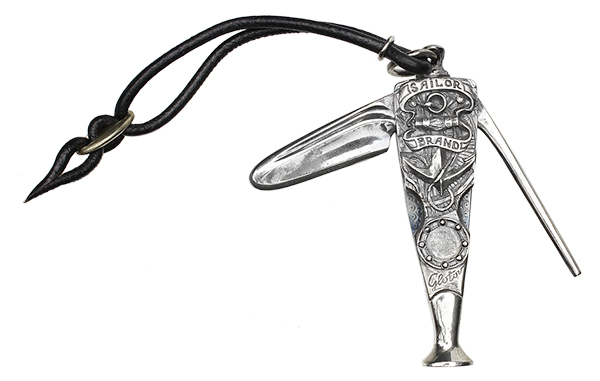 Pipe Supplies Glotov Sailor Electroplated Nickel Silver Tamper with Case