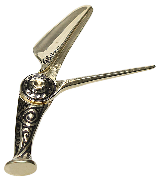 Pipe Supplies Glotov Rugby Electroplated Brass Tamper with Case