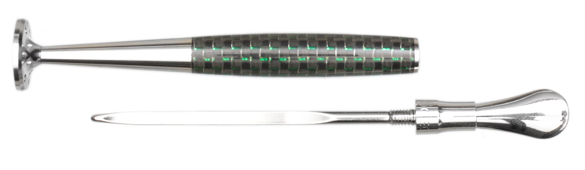 Tampers & Tools 8deco Tamper - Legend Carbon Fiber Green