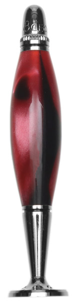 Tampers & Tools 8deco Tamper - Buddha Belly Red & Black Swirl
