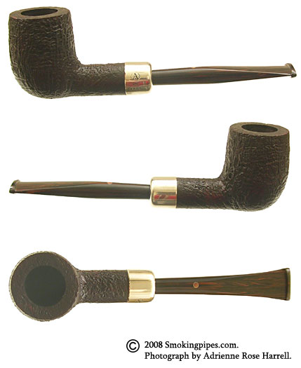 Ashton Pebble Grain Billiard (XXX) with Silver Army Mount