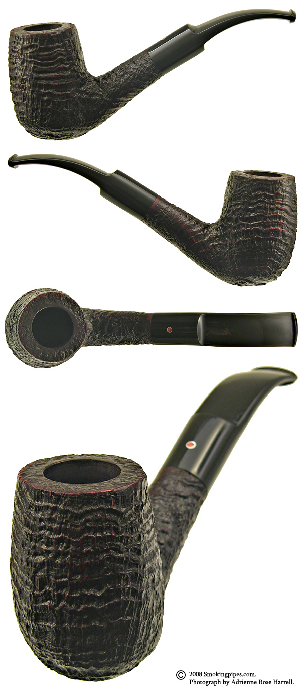 Ashton Pebble Grain Bent Billiard (LX)