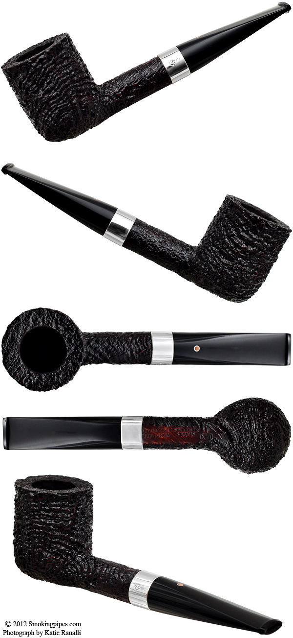 Ashton Pebble Grain Billiard with Silver Band (ELX)
