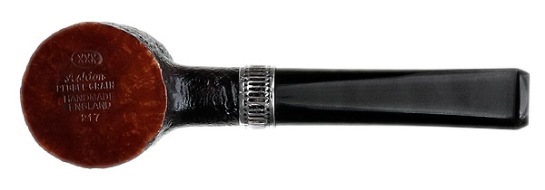 Ashton Pebble Grain Stubby Poker with Silver (XXX)
